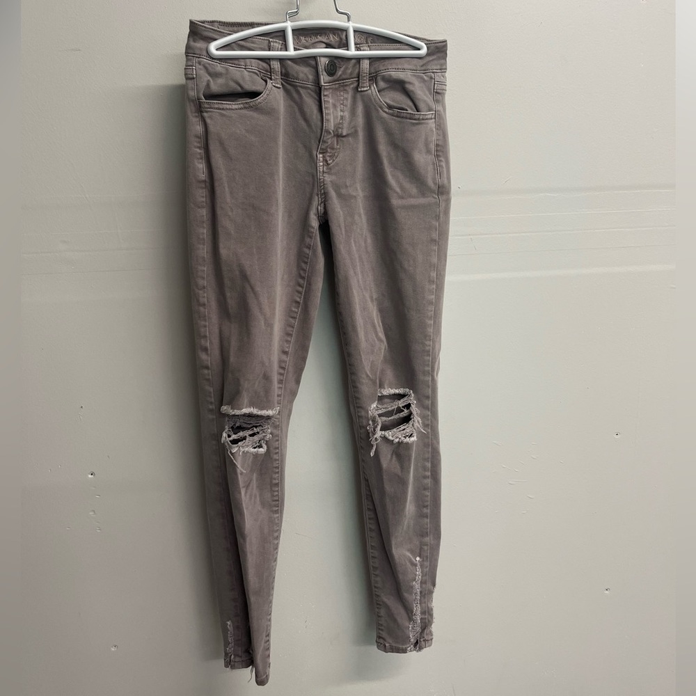 Distressed American Eagle Jeans
